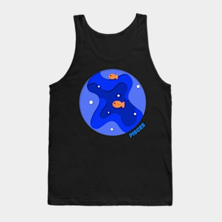 Pisces Zodiac Enthusiast?Have a Pisces Design. Tank Top